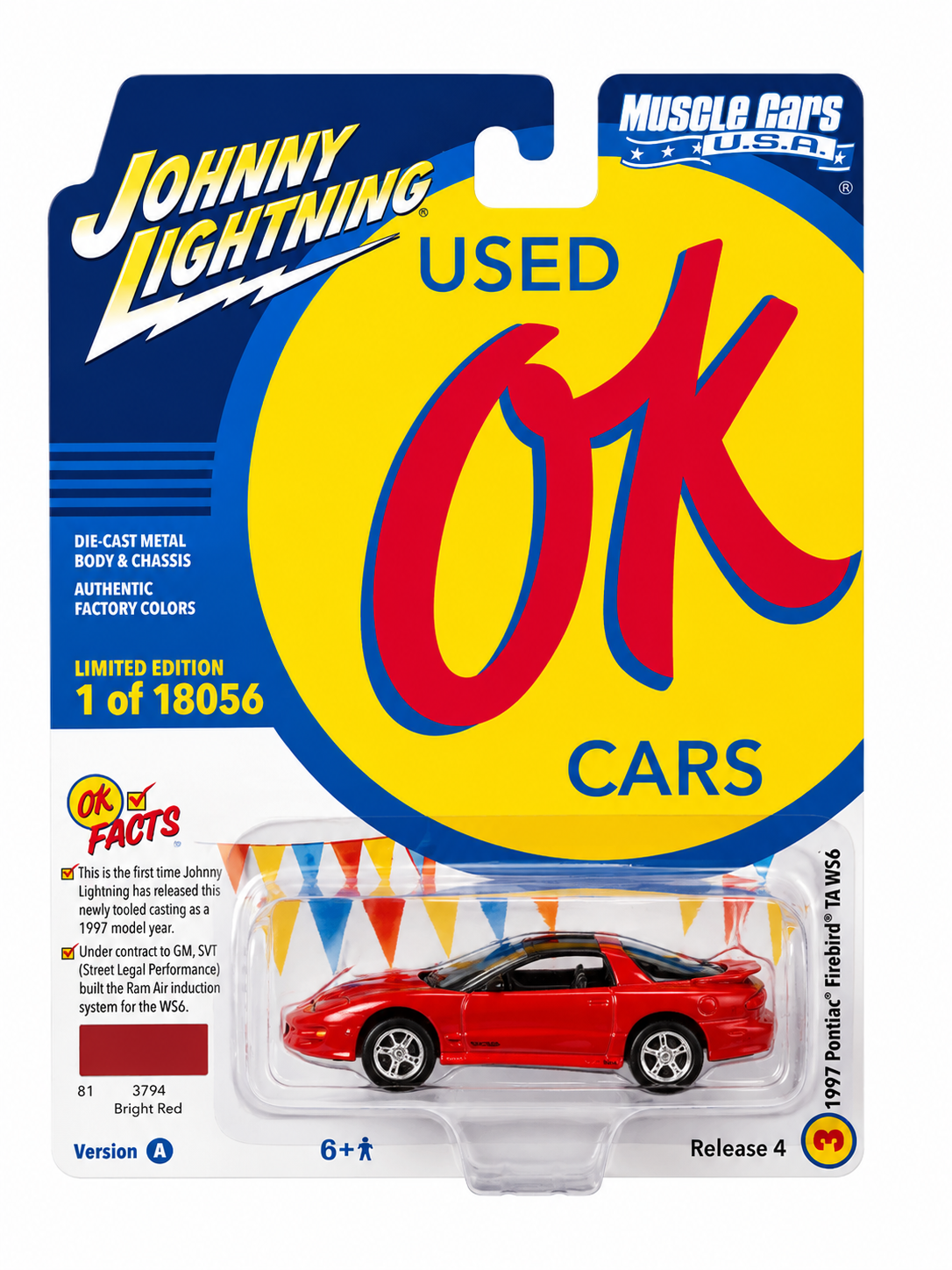 Johnny Lightning 1997 Pontiac Firebird T/A WS6