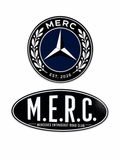 M.E.R.C Logo Stickers (2 pack)